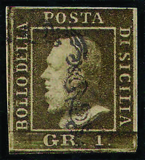 1859 gr.1 verde oliva III tavola ... 