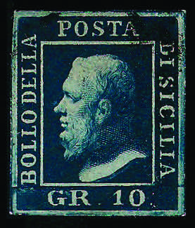 1859 gr.10 azzurro cupo (12 ... 