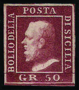 1859 gr.50 lacca bruno (14 ... 