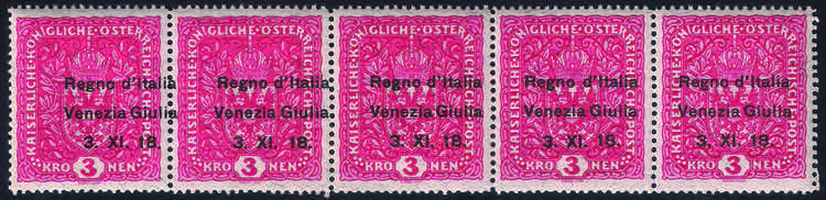 1818 K.3 rosa carminio, striscia ... 