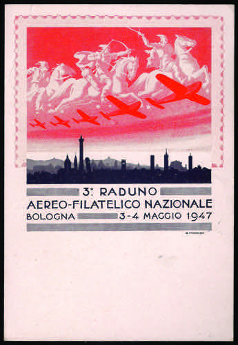 1947 Cartolina 3° RADUNO ... 