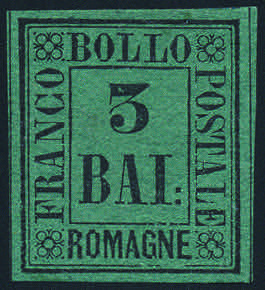 1859 b.3 verde scuro (4 cat.140) ... 