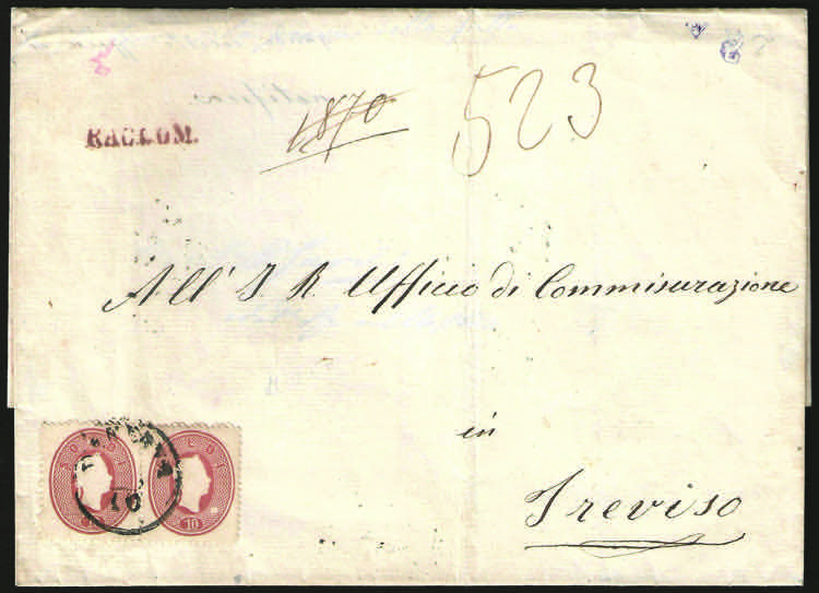 1861/2 due es. s.10 bruno mattone ... 
