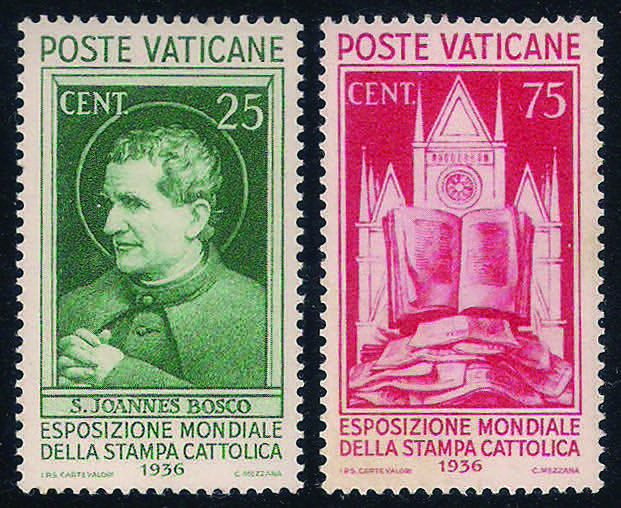 1936 Stampa Cattolica cpl. 8 val. ... 