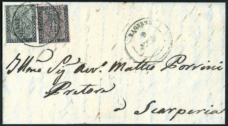 Lettera da BAGNONE 9 FEB.1859 ... 