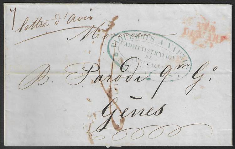 Lettera da Marsiglia 9 giugno 1842 ... 