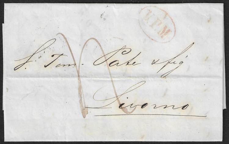 Lettera da Napoli 9 dicembre 1851 ... 