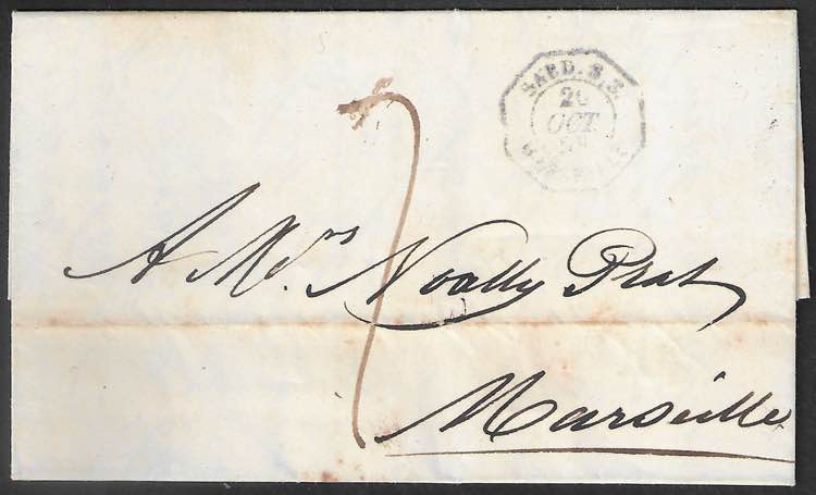 Lettera da Genova 18 ottobre 1858 ... 