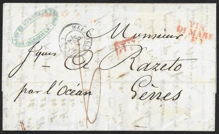 Lettera da Marsiglia 8 maggio 1846 ... 