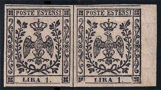1852 Aquila Estense coppia L.1 ... 