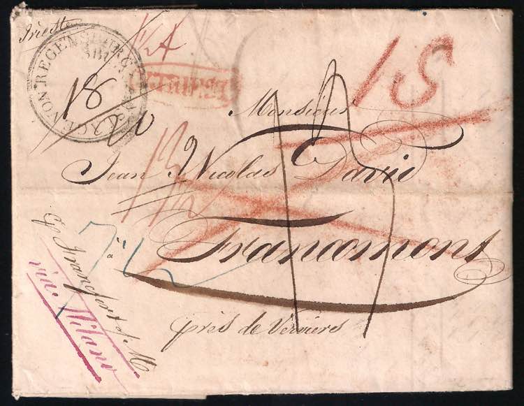 1825 Lettera da Trieste 27 giugno ... 