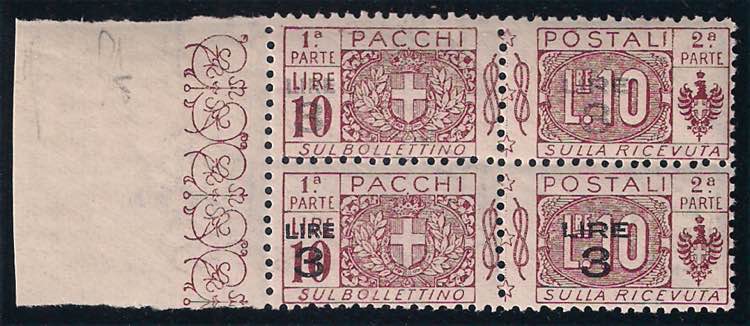 1923/25 Nodo di Savoia L.3 su 10 ... 