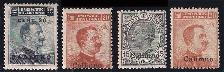 CALINO - 1916/22 Lotto di tre ... 