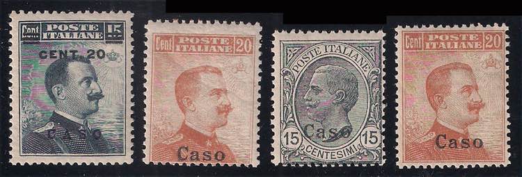 CASO - 1916/22 Lotto di tre ... 