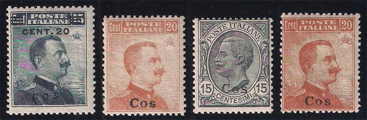 COO - 1916/22 Lotto di tre ... 