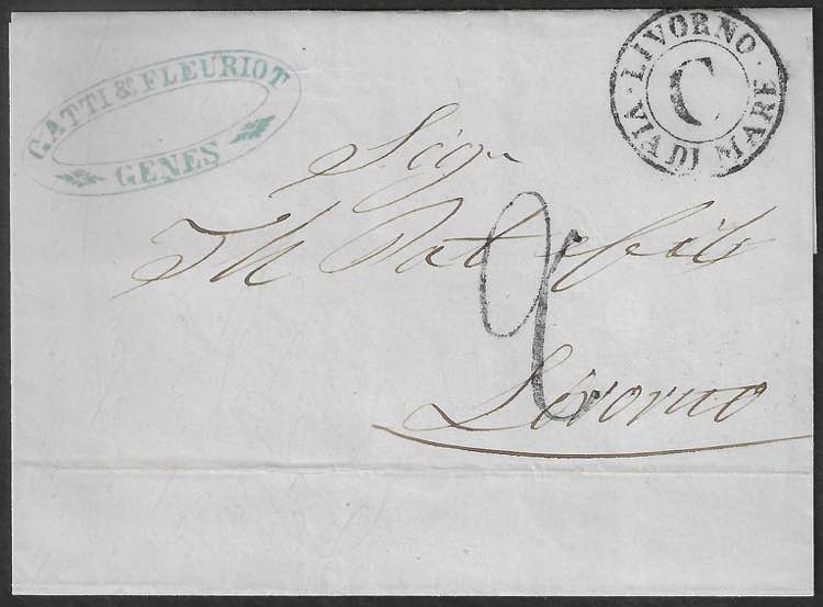 Lettera da Genova 25 agosto 1862 ... 