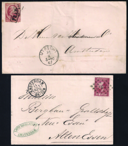 1864/67 Due lettere, una ... 