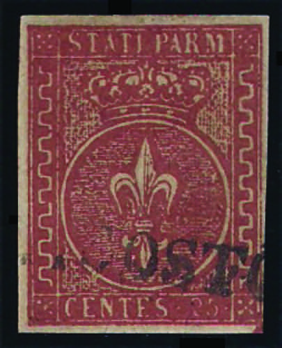 1855 c.25 bruno rosso (8 cat.1100) ... 