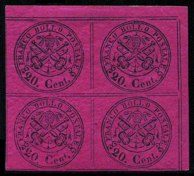 1867 c.20 rosso bruno (18 ... 