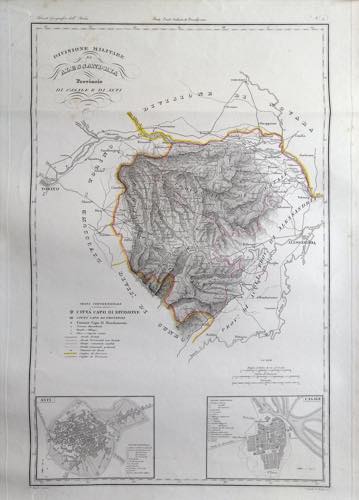 Carte Geografiche - 1844 Carta ... 