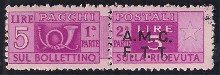Trieste zona A - 1947/48 Pacchi ... 