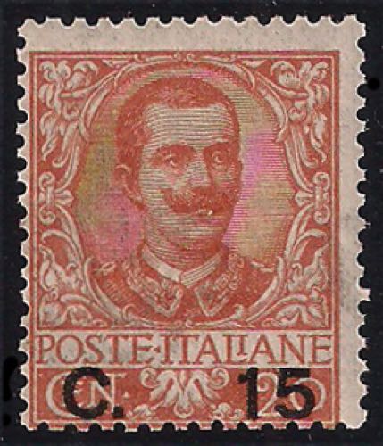 1905 Floreale soprastampato c.15 ... 