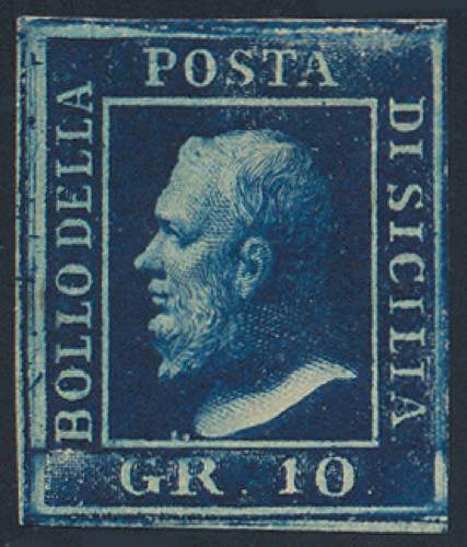 1859 gr.10 azzurro cupo (12) nuovo ... 