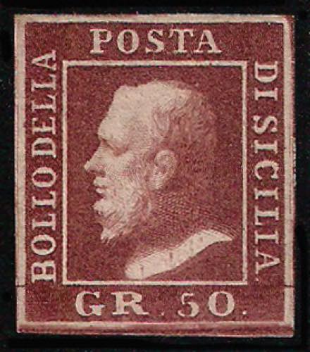 1859 gr.50 lacca bruno (14 ... 