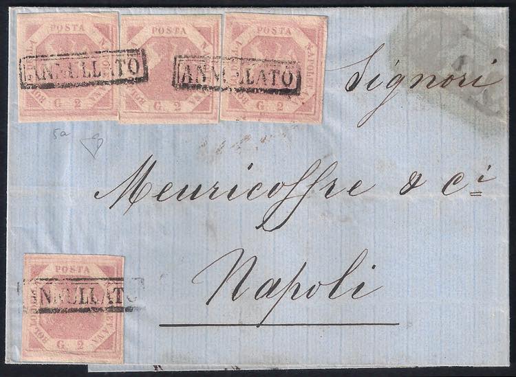 Lettera da Bari 23 marzo 1858 per ... 