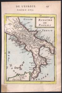 1683 Carta del Regno di Napoli dalla prima ... 