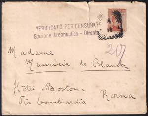 1918 Lettera con Michetti c.20 arancio con a ... 
