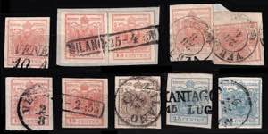 1850 Lotto di dieci esemplari (sei esemplari ... 