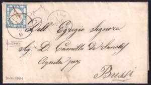 Lettera da Amatrice 30 novembre 1861 per ... 