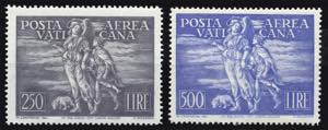 POSTA AEREA - 1948 Tobia cpl. 2 val. (A16/17 ... 