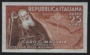 1952 Cardinale Massaia L.25 bruno rosso e ... 