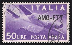 POSTA AEREA - 1954 Democratica L.50 violetto ... 