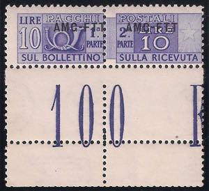 PACCHI POSTALI - 1949/53 Corni di posta e ... 