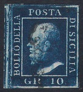 1859 gr.10 azzurro cupo posizione 86 (12 ... 
