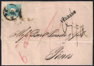 Lettera da Praga a Genova 20 luglio 1859 con ... 