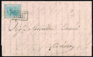 Fresca lettera da Procida 26 aprile 1877 per ... 
