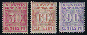 1924 Segnatasse Vaglia serie cpl. 6 valori ... 