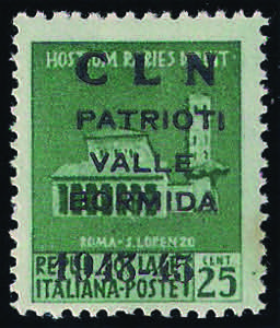 1945 Emissione C.L.N. della Valle Bormida ... 