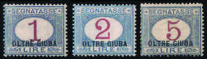 1925 Segnatasse soprastampati serie cpl. 10 ... 