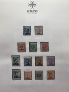 COLONIE, EGEO - 1912/45 Collezione completa ... 