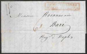 1841/44 Due lettere da Marsiglia, una per ... 
