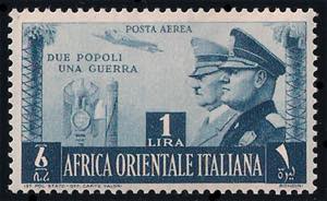 A.O.I.  - 1941  Posta aerea Fratellanza ... 