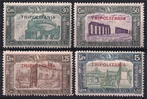 TRIPOLITANIA - 1930 Milizia III emiss. serie ... 