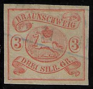 Brunswick - 1852/57 Lotto di tre esemplari ... 