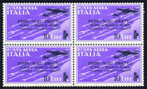 POSTA AEREA - 1934 Primo volo Roma-Buenos ... 