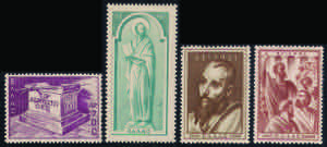 1951 San Paolo serie cpl. 4 valori (571/4 ... 